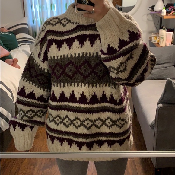 Vintage lamb wool sweater - Picture 3 of 3